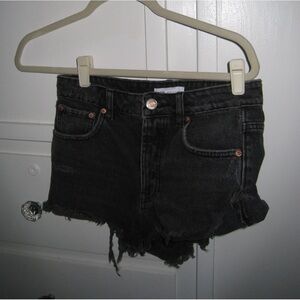Zara black Jean shorts